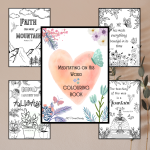Meditate on His word Colouring Book