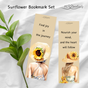 Sunflower Bookmark Set